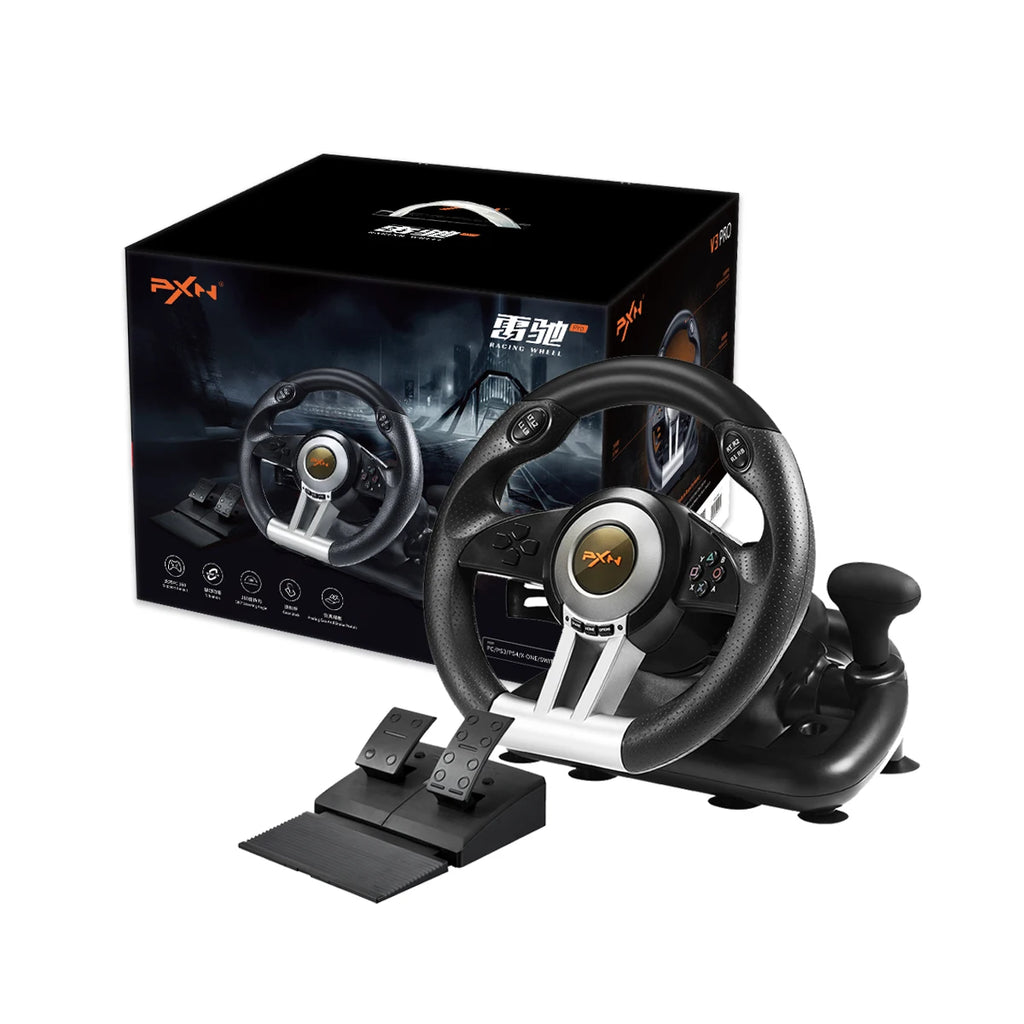 PXN V3 Pro Racing Wheel pentru PC & Console Wheel 180°
