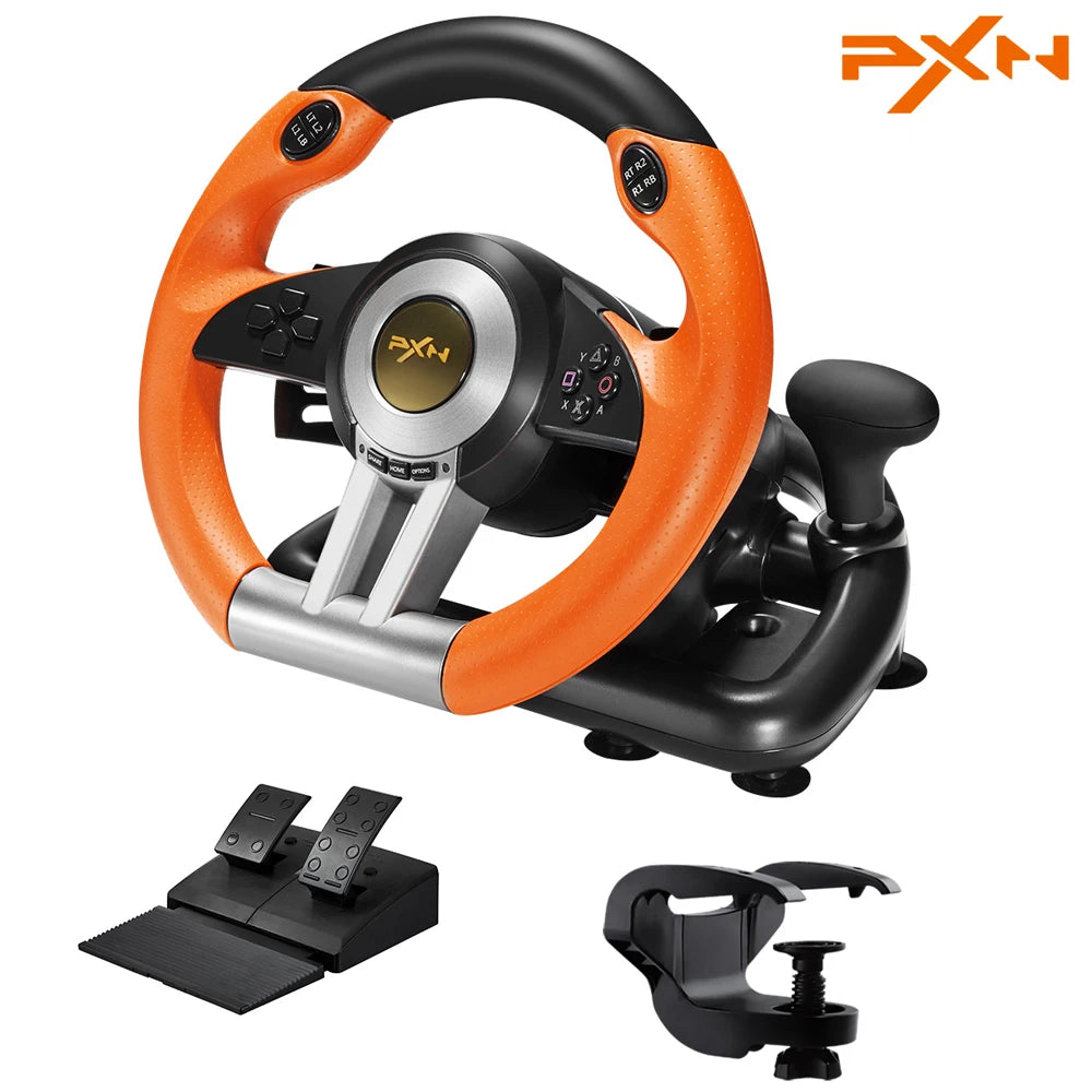 PXN V3 Pro Racing Wheel pentru PC & Console Wheel 180°