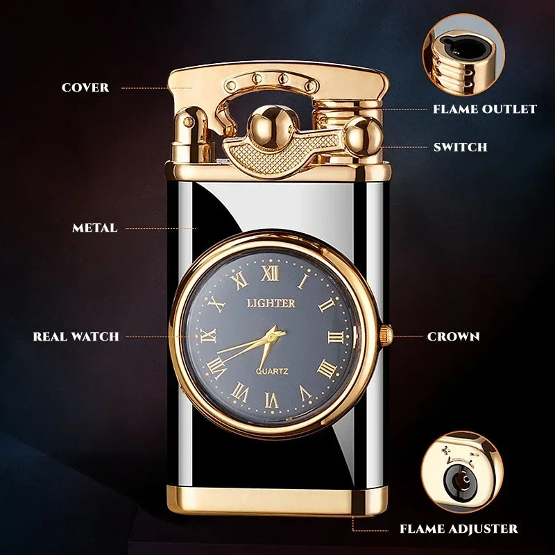 Quartz Jet Flame Watch Lighter